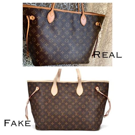 real vs fake louis vuitton neverfull bag|original louis vuitton bag.